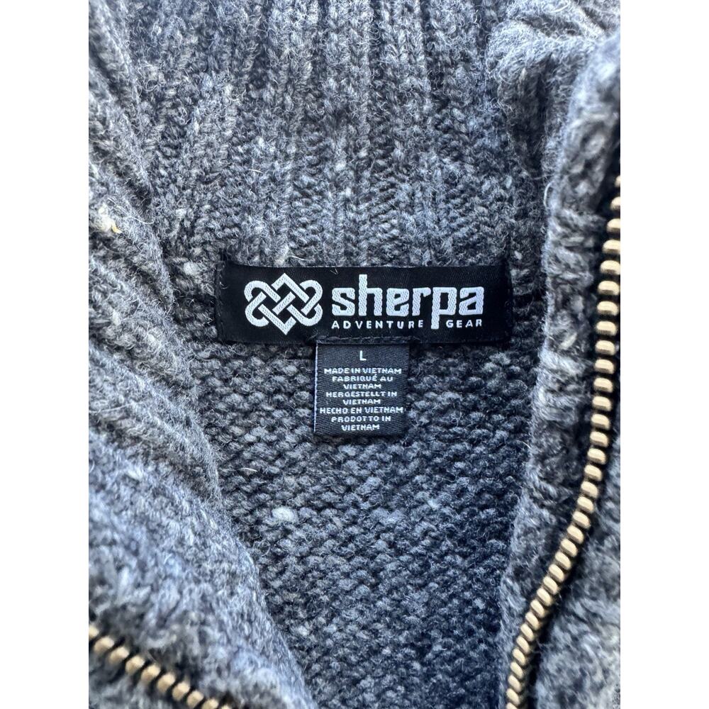 Sherpa Adventure Gear Dumji 1/4 Zip Sweater Large Charcoal NWT - Picture 5 of 7